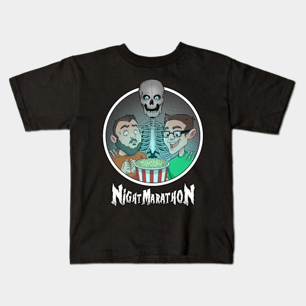 NightMarathon Logo Kids T-Shirt by NerdSloth